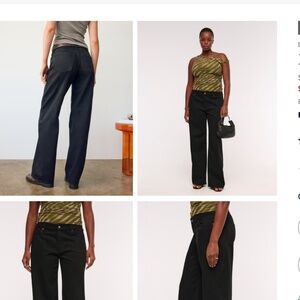 Abercrombie Low Rise Ultra Loose Jean in Black